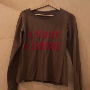 Phrase sweater